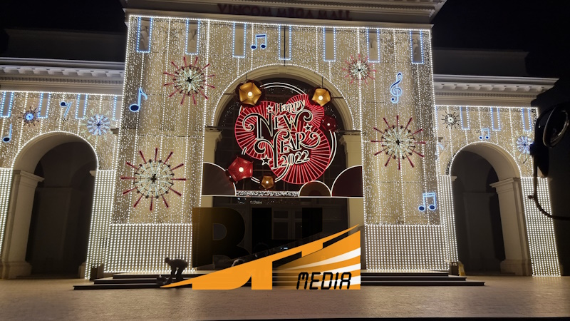 Cổng chào Royal city  Baohan Media thi công